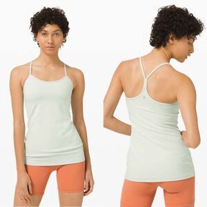 Lululemon Power Y Tank in Island Mist - Size: 8